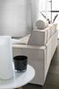 Dmora Sofa mit Halbinsel Assobasso, Ecksofa, Sofa mit rechter Aufbewahrungshalbinsel, schmale Armlehnen, 100 % Made in Italy, Cm 260x95h90, Tortora Bild 5