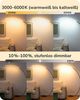 EDISHINE LED Stehlampe Wohnzimmer dimmbar, Bogenlampe, LED fest integriert, Warmweiß, Kaltweiß, moderne Bogenlampe mit Fernbedienung & Fußschalter, Schwarz, 167 cm Bild 3