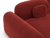 Ecksofa Barcelona L Form aus Samtstoff - Samtstoff - rot Bild 5