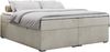 Boxspringbett - Doppelbett mit Multipocket-Matratze - BESS -200x200 - Beige Velours - H4 Bild 3