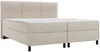 Vente-unique - LODI Bett Stoff Beige - B 186 cm x H 112 cm x L 210 cm Bild 3
