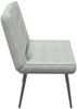 vidaXL Sitzbank Hellgrau 110x74x84 cm Samt 4012337 Bild 5