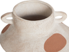 Blumenvase ALOSIDAE Steinzeug 19 cm Hellbeige Bild 5