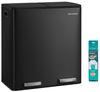 SONGMICS Abfalleimer 2 Fächer, Mülleimer 2 x 30 L, Tretmülleimer Softclose-Deckel, Küche, herausnehmbare Inneneimer, schwarz Bild 4