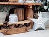 Grimaud Tablett Untersetzer aus altem Holz 50x40cm Chic Antique 41067200 Bild 3