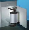 WESCO 010212-11 Abfalleimer 13 Liter RONDO 2 ab 40 cm Schrankbreite, silberfarbig Bild 2