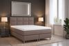 inter Boxspringbett Miami Webstoff mit 7-Zonen Taschenfederkernmatratze und Topper (140x200 cm, Silbergrau mit 7 Zonen Taschenfederkernmatratze und Topper) Bild 3