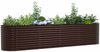 vidaXL Hochbeet Braun 400 x 80 x 81 cm Stahl 42008132 Bild 3