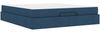 vidaXL Bettgestell mit Matratze 2 pcs Blau Stoff 3399514 Bild 5
