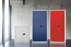 Bisley 'Universal' Flügeltürenschrank, Anthrazit / Lichtgrau, 100 x 40 x 91,4 cm, 1 verzinkter Fachboden Bild 5