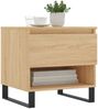 vidaXL Couchtische 2 Stk. Sonoma-Eiche 50x46x50 cm Holzwerkstoff 830931 Bild 3