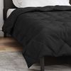 vidaXL Ganzjahresbettdecke Schwarz 140 x 200 cm Mikrofaser 42025585 Bild 4
