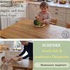 Eli Kinderkochmesser Kindermesser Set inkl. Schneidebrett und Holzmesser kindersicheres, hochwertiges 2 teiliges Set für Obst und Gemüse - Schneidebrett Bild 2