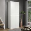 Garderobenschrank 'Nevada' Schuhschrank, weiß, 74 cm Bild 4