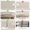 Flieks Gartenlounge-Set, 4-Sitzer Gartenmöbel Stahl 205*145*66cm Bild 4