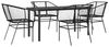 vidaXL 5-teiliges Garten-Esszimmerset aus schwarzem Polyrattanglas 3334586 Bild 2