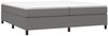 Boxspringbett Dunkelgrau 200x200 cm Stoff [3120887] Bild 3