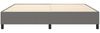 Boxspringbett Dunkelgrau 200x200 cm Stoff [3120887] Bild 5