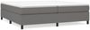 Boxspringbett Dunkelgrau 200x200 cm Stoff [3120887] Bild 2