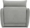 DOMO. collection Sessel 700023, Polstersessel, Schlaffunktion, Federkern, Füße mit Filzgleitern, Armsessel, Cocktailsessel, Loungesessel, 105 x 100 x 95 (BxTxH), grau Bild 5