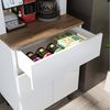 Roomart Küchenregal VENEDIK Küchenschrank 60 cm, Buffet, Schublade in 4 Farben, Buffet- & Mehrzweckschrank, LED Bogennische, Schublade, 4 Farben, 18 mm Platten Bild 3
