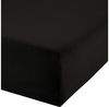 Erwin Müller 'Freising' Spannbettlaken, Gummizug: Rundumgummi, 1 Stück, Elasthan-Jersey-Stretch Uni, Schwarz, Boxspringbett | 90x190 - 100x220 cm Bild 2