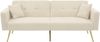 Schlafsofa aus Sherpa 175x64x72 cm mit Schlaffunktion, beige Bild 5