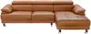 Vente-unique - EXCELSIORA Sofa Leder Braun - B 165 cm x H 74 cm x L 265 cm Bild 4