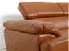 Vente-unique - EXCELSIORA Sofa Leder Braun - B 165 cm x H 74 cm x L 265 cm Bild 5