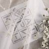Woltu Gardine (2 St), halbtransparent, Blumen Stickerei mit Schlaufen Leinen Optik Bild 3