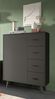 Kommode Madea in grau matt 84 x 114 cm Bild 4