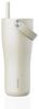 Thermo Trinkflasche mit Strohhalm Thermobecher Edelstahl EQUA Carry Cup 0,6L Sand 685994 Bild 4