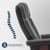 MCombo Relaxsessel mit Hocker, 360°drehbarer Fernsehsessel mit Liegefunktion, bis 120 Kg belastbarer TV-Sessel, moderner Ruhesessel für Wohnzimmer, Mikrofaser, 9019 (Dunkelgrau-Mikrofaser) Bild 5