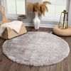 Sanat Hochflor-Teppich Porto, rund, Höhe: 45 mm, Wohnzimmer, Langflor, Shaggy Teppich Bild 3