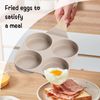 Antihaft Omelette Pfanne Induktion Eierpfanne Granit Beschichtung 4-Loch Bild 3