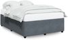 vidaXL Bettgestell ohne Matratze Dunkelgrau 140x200 cm Samt 3285013 Bild 2