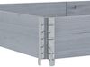 vidaXL Paletten-Aufsatzrahmen 3 Stk. Grau 150x50 cm Massivholz Kiefer 3295380 Bild 5