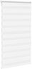 vidaXL Doppelrollo Weiß 75x150 cm Stoffbreite 70,9 cm Polyester 4014750 Bild 3