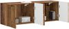 vidaXL TV-Wandschrank 2 pcs Altholz 59,5 x 31 x 40 cm Holzwerkstoff 892346 Bild 3