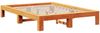 vidaXL Massivholzbett ohne Matratze Wachsbraun 150x200 cm Kiefernholz 3308737 Bild 3