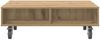 vidaXL Beistelltisch mit Rädern Artisan-Eiche 90 x 50 x 30 cm 891023 Bild 5