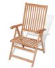 vidaXL Verstellbare Gartenstühle 2 Stk. Massivholz Teak 43029 Bild 3
