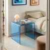 Beistelltisch Varlofrek Glas 50x50x50 cm Blau [en. casa] Bild 4