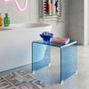 Beistelltisch Varlofrek Glas 50x50x50 cm Blau [en. casa] Bild 5