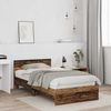 vidaXL Bettrahmen mit Kopfteil Altholz 203 x 104 x 70 cm Holzwerkstoff 3376050 Bild 3