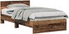vidaXL Bettrahmen mit Kopfteil Altholz 203 x 104 x 70 cm Holzwerkstoff 3376050 Bild 2