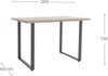 Shefa Esstisch Seattle 120 cm Eiche Tabak - Moderner Küchentisch für 2-4 Personen Bild 2