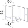 Flex-Well Spülenschrank Nepal (B x H x T) 50 x 82 x 57 cm Bild 3