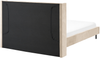 Bett mit Lattenrost VILLETTE 140 x 200 cm Samtstoff Beige Bild 5