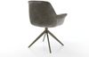Drehstuhl Kaira-Flex Bouclé Soft Schlamm Kreuzgestell breit Effektfinish Titan 360° drehbar Wippfunktion Bild 5